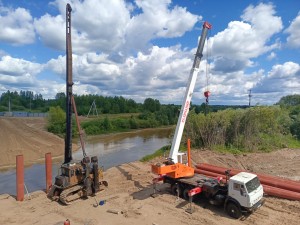 В Костромской области стартовала реконструкция моста через реку Покшу