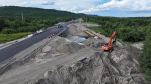 Амурская область: движение транспорта на трассе Благовещенск – Свободный переведено на обновленный участок